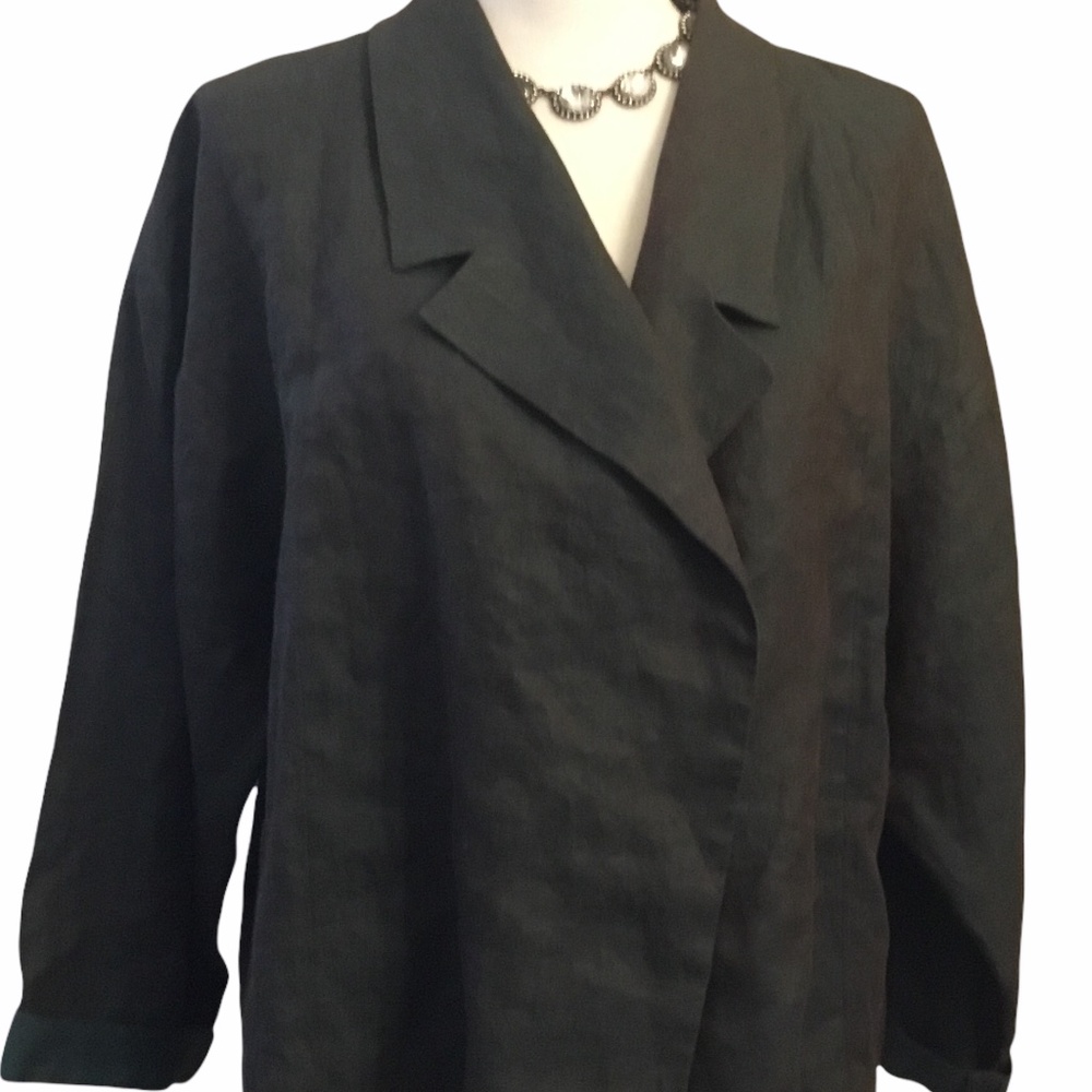 Like New! Stunning Shirin Guild Linen Jacket Made for RTW Charleston,SC